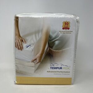 NEW! TEMPUR-PEDIC Advanced Performance Mattress Protector - Double Long